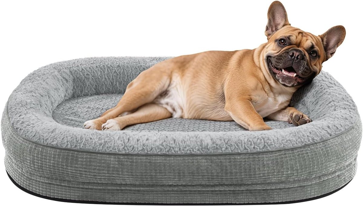 Calming Dog Bed for Large Pets Soft Washable Cushion Bed