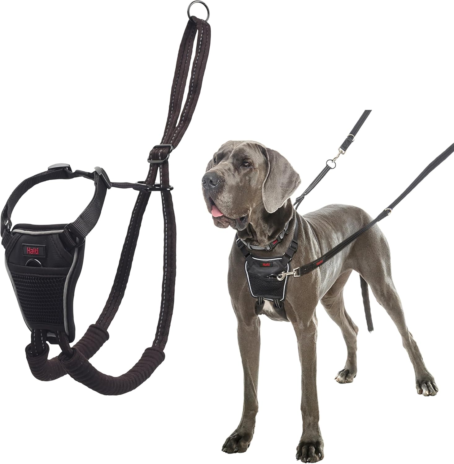 No Pull Dog Harness – Adjustable, Reflective & Lightweight Training Harness to Stop Pulling,