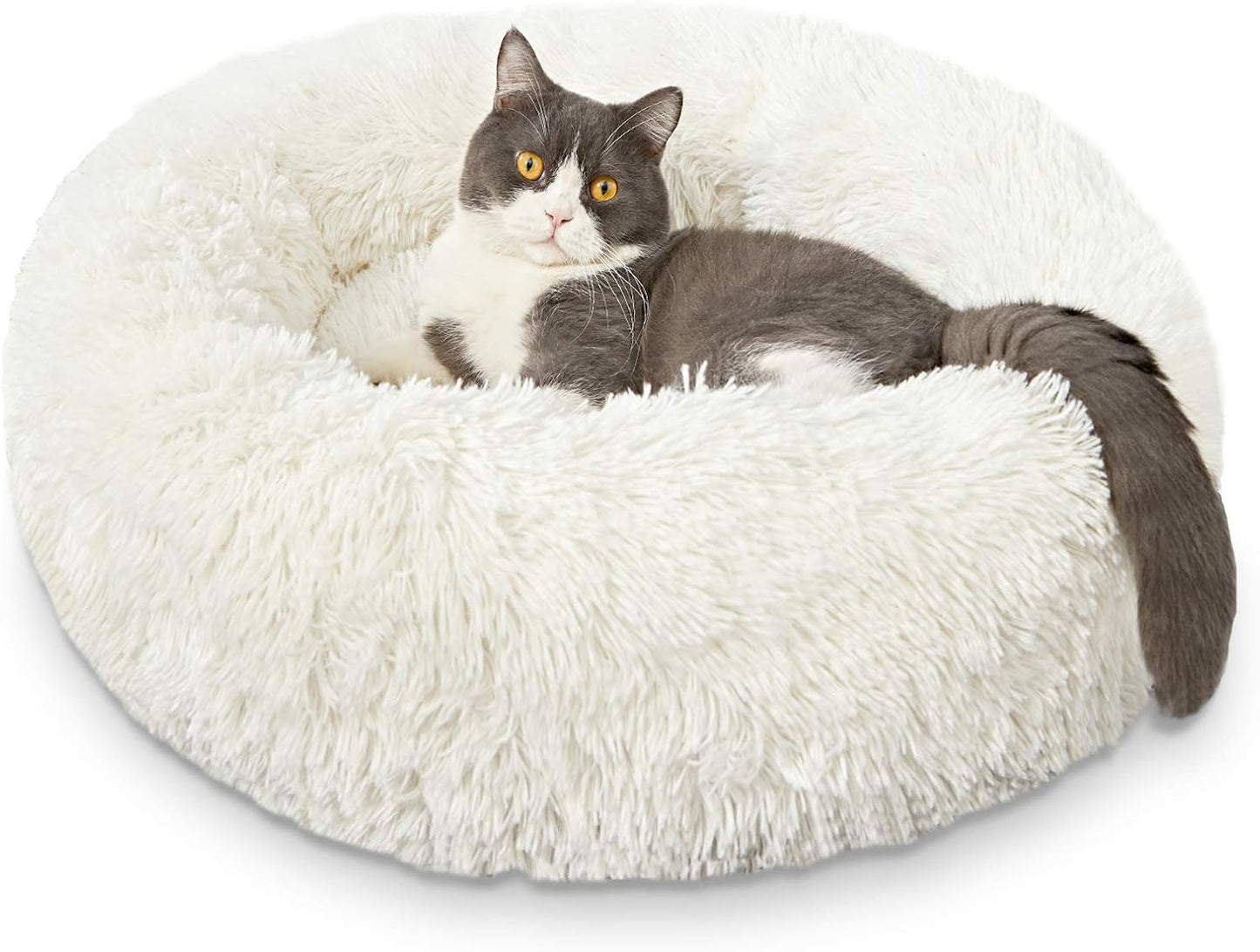 Calming Donut Cuddler Dog Bed – Medium & Large, 30"