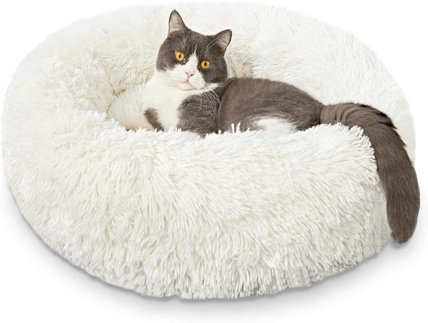 Calming Donut Cuddler Dog Bed – Medium & Large, 30"