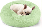 Calming Donut Dog Bed for Small Dogs & Cats Washable
