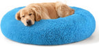 Calming Donut Dog Bed for Small Dogs & Cats Washable