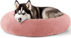 Calming Donut Dog Bed for Small Dogs & Cats Washable