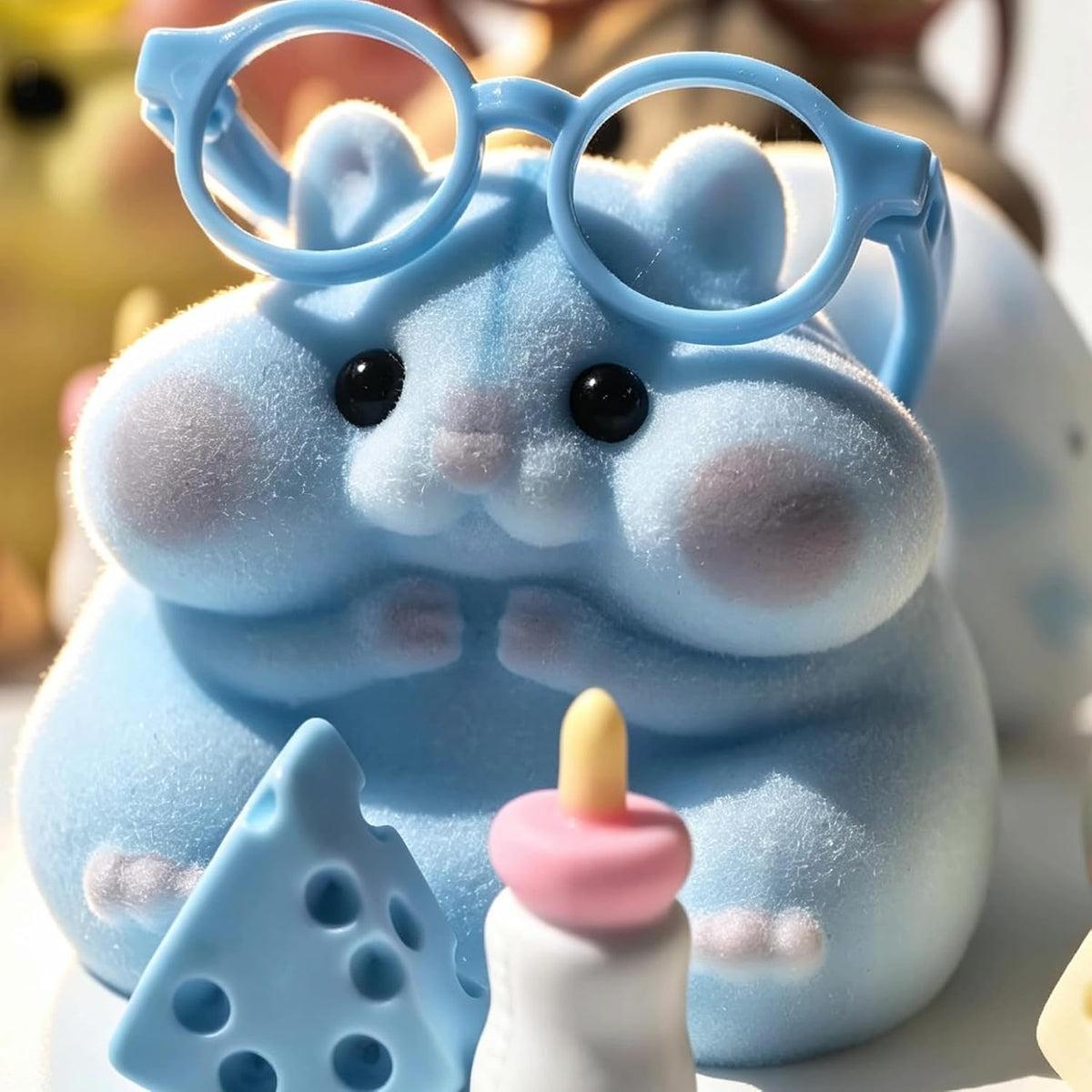Cute Hamster Squishy Toys for Sensory and Fidget Play