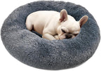 Calming Donut Dog Bed for Small Dogs & Cats Washable