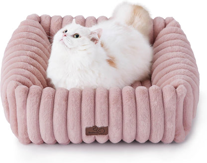 Orthopedic Dog Bed with Washable Cover for Small Dogs