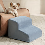 Dog Stairs for High Beds 2 & 5 Step Foam Ramp Small & Medium Dogs