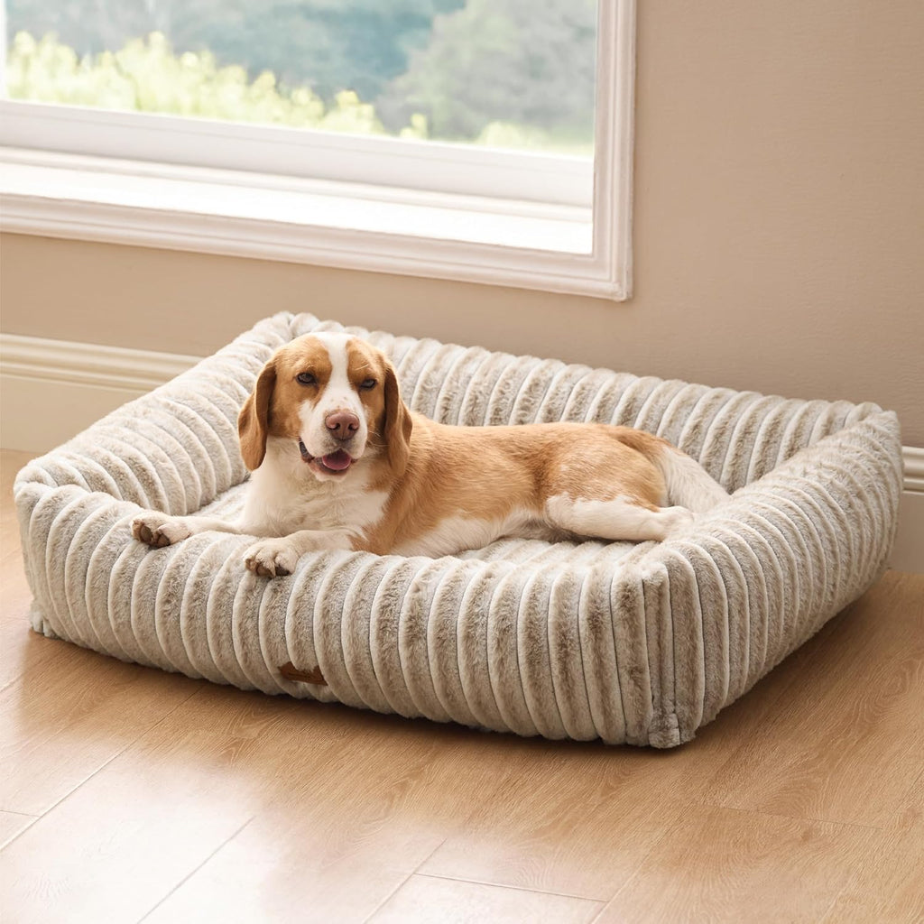 Orthopedic Dog Bed with Washable Cover for Small Dogs