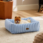 Orthopedic Dog Bed with Washable Cover for Small Dogs