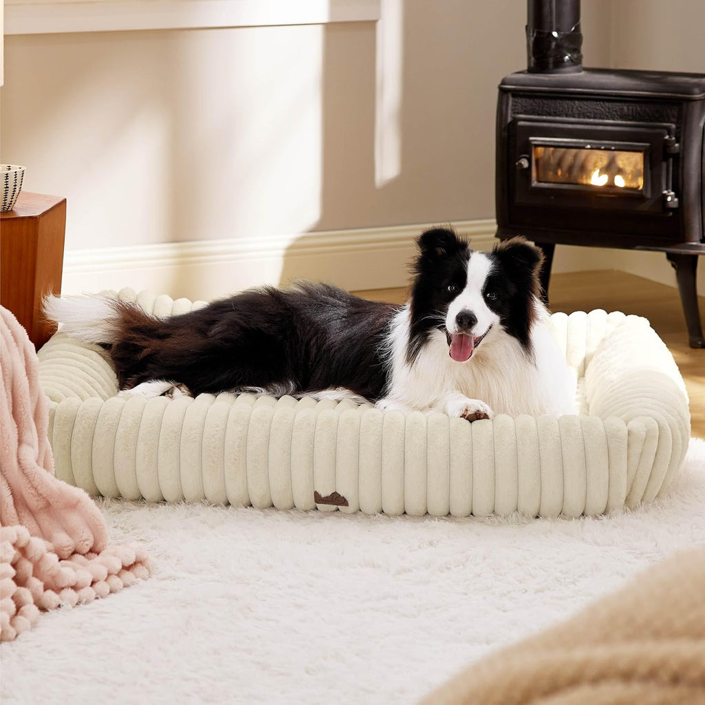 Orthopedic Dog Bed with Washable Cover for Small Dogs