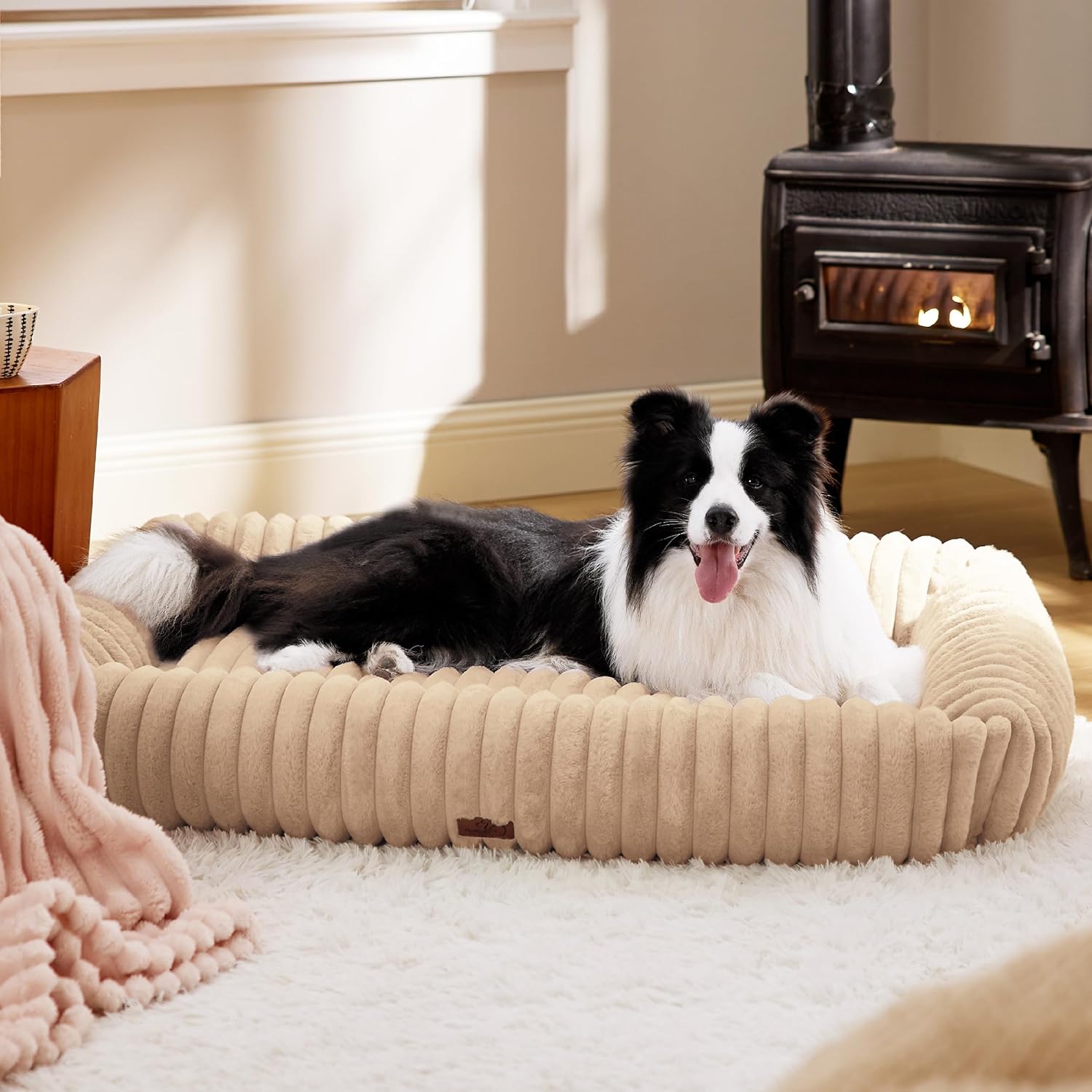 Orthopedic Dog Bed with Washable Cover for Small Dogs