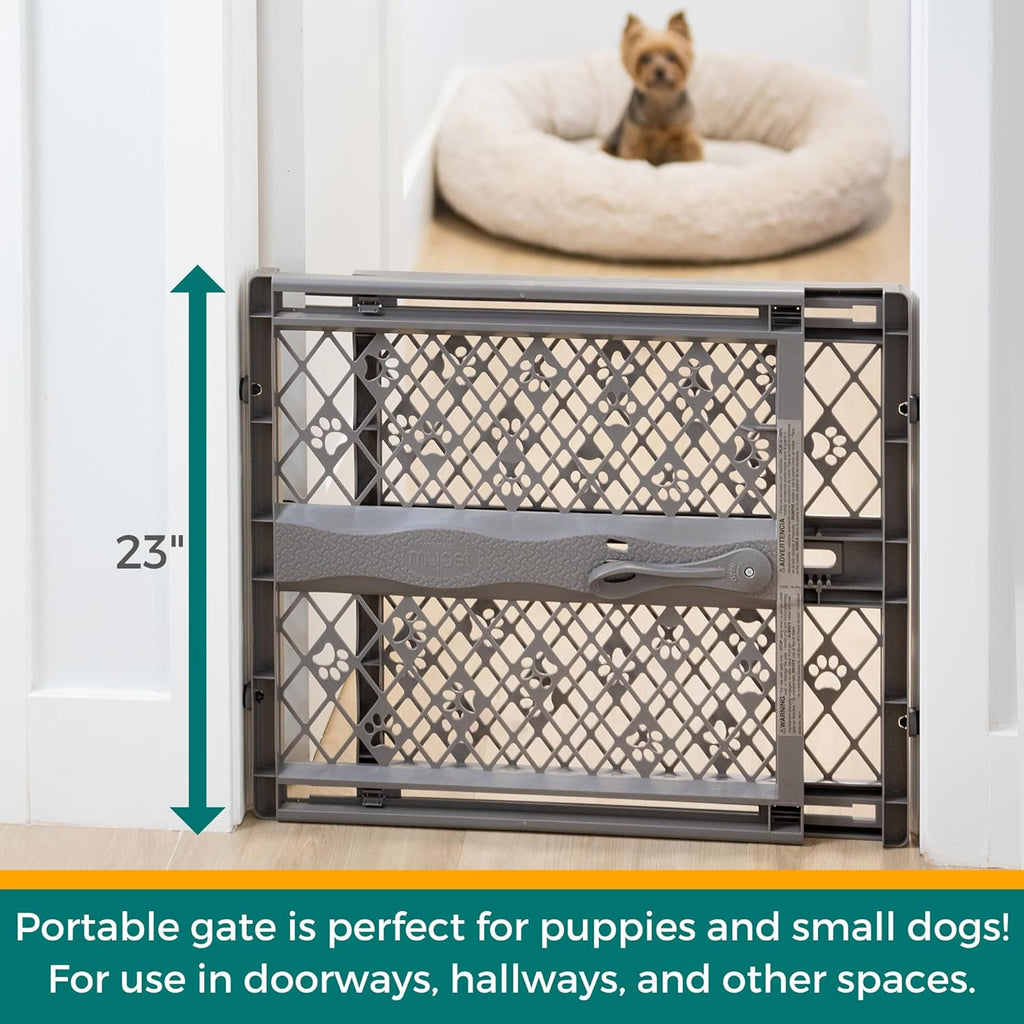Expandable Pet Gate for Dogs 26-40" Wide Portable Gate