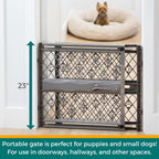 Expandable Pet Gate for Dogs 26-40" Wide Portable Gate