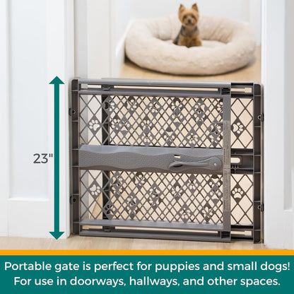 Expandable Pet Gate for Dogs 26-40" Wide Portable Gate