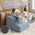 Dog Stairs for High Beds 2 & 5 Step Foam Ramp Small & Medium Dogs
