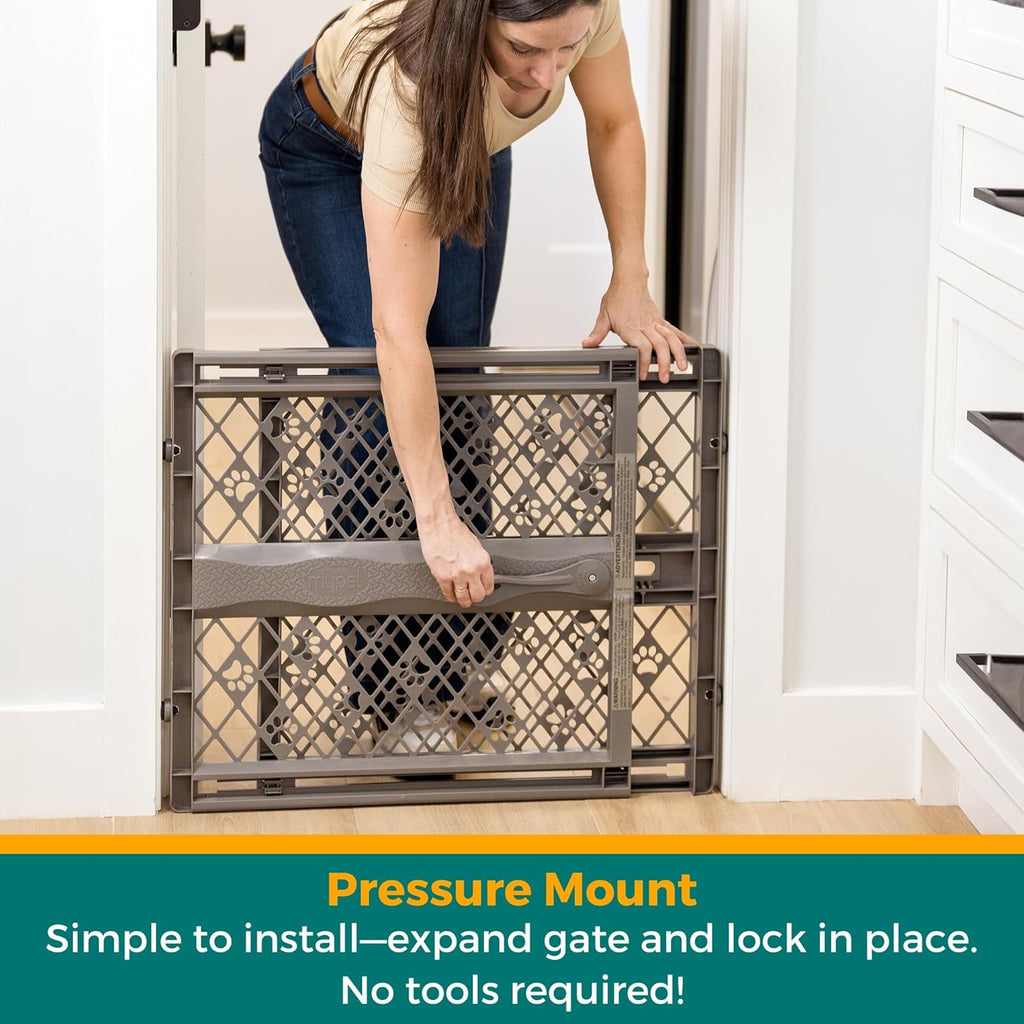 Expandable Pet Gate for Dogs 26-40" Wide Portable Gate