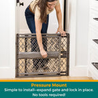 Expandable Pet Gate for Dogs 26-40" Wide Portable Gate