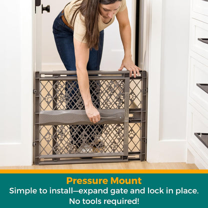 Expandable Pet Gate for Dogs 26-40" Wide Portable Gate