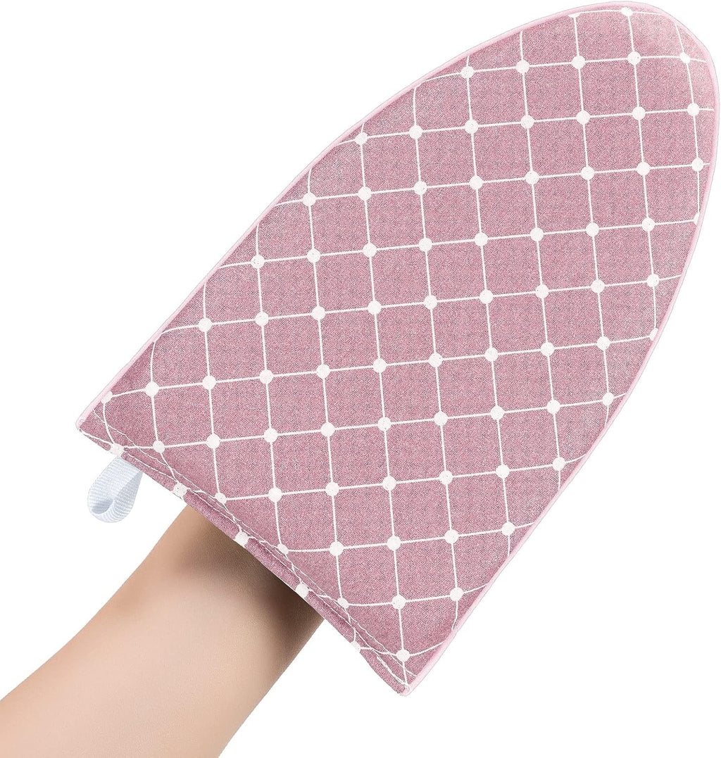 Heat resistant ironing glove protecting hand while steaming clothes