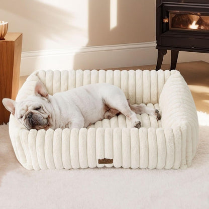 Orthopedic Dog Bed with Washable Cover for Small Dogs