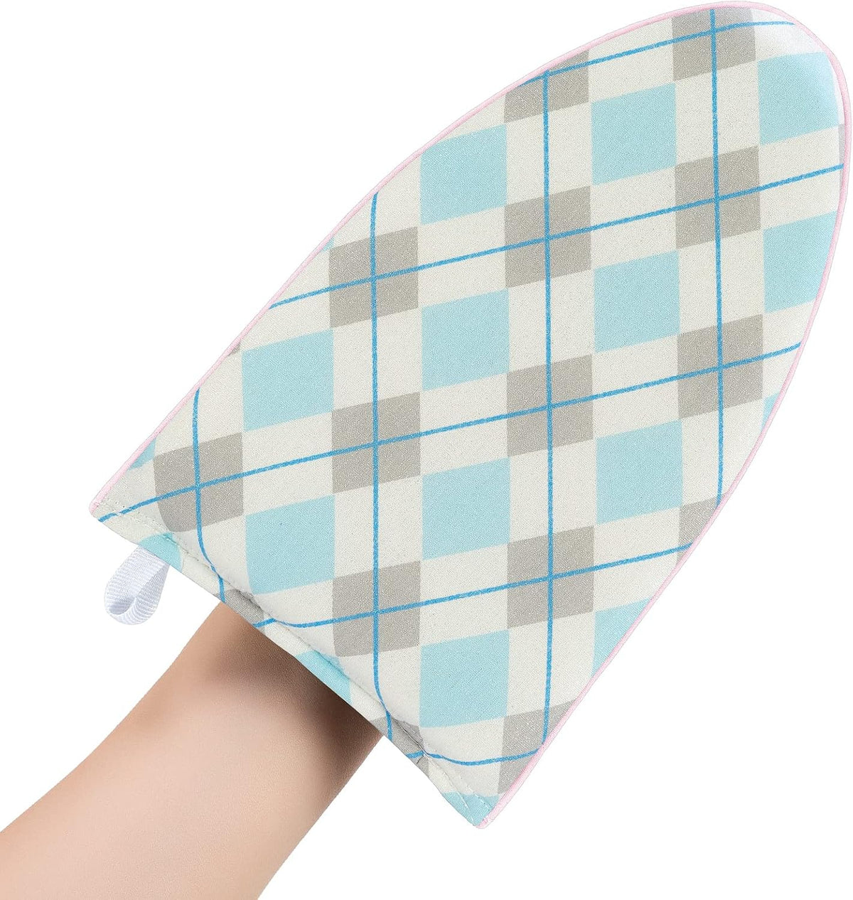 Heat resistant steamer glove accessory for safe and easy garment steaming