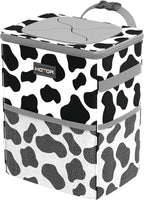 Black HOTOR car trash can designed for cars trucks SUVs and family vehicles