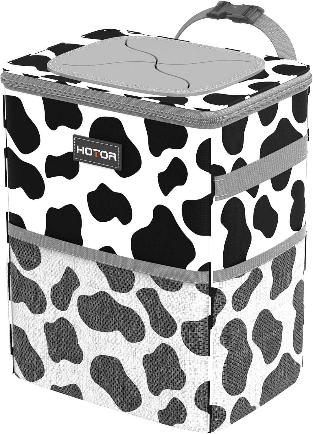 Black HOTOR car trash can designed for cars trucks SUVs and family vehicles