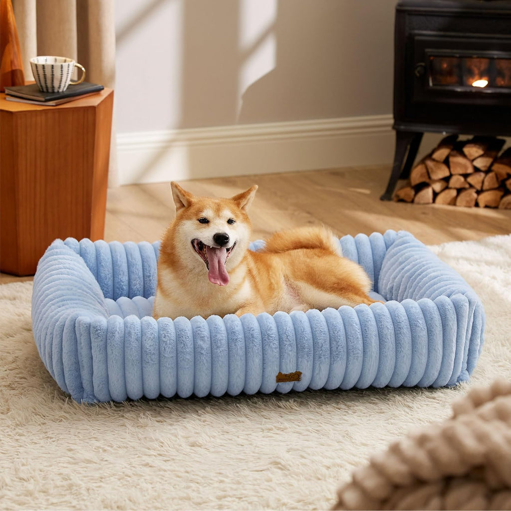 Orthopedic Dog Bed with Washable Cover for Small Dogs