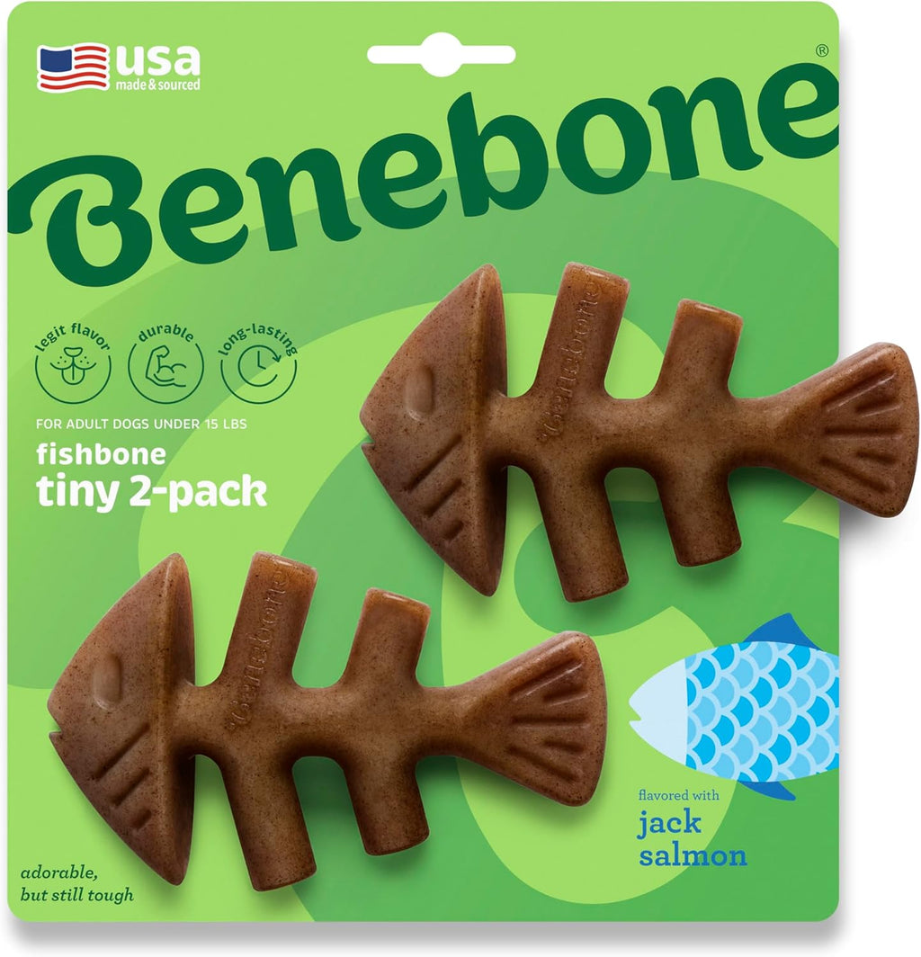 Benebone Maplestick Real Wood Durable Dog Chew Toy, Made in USA, Large