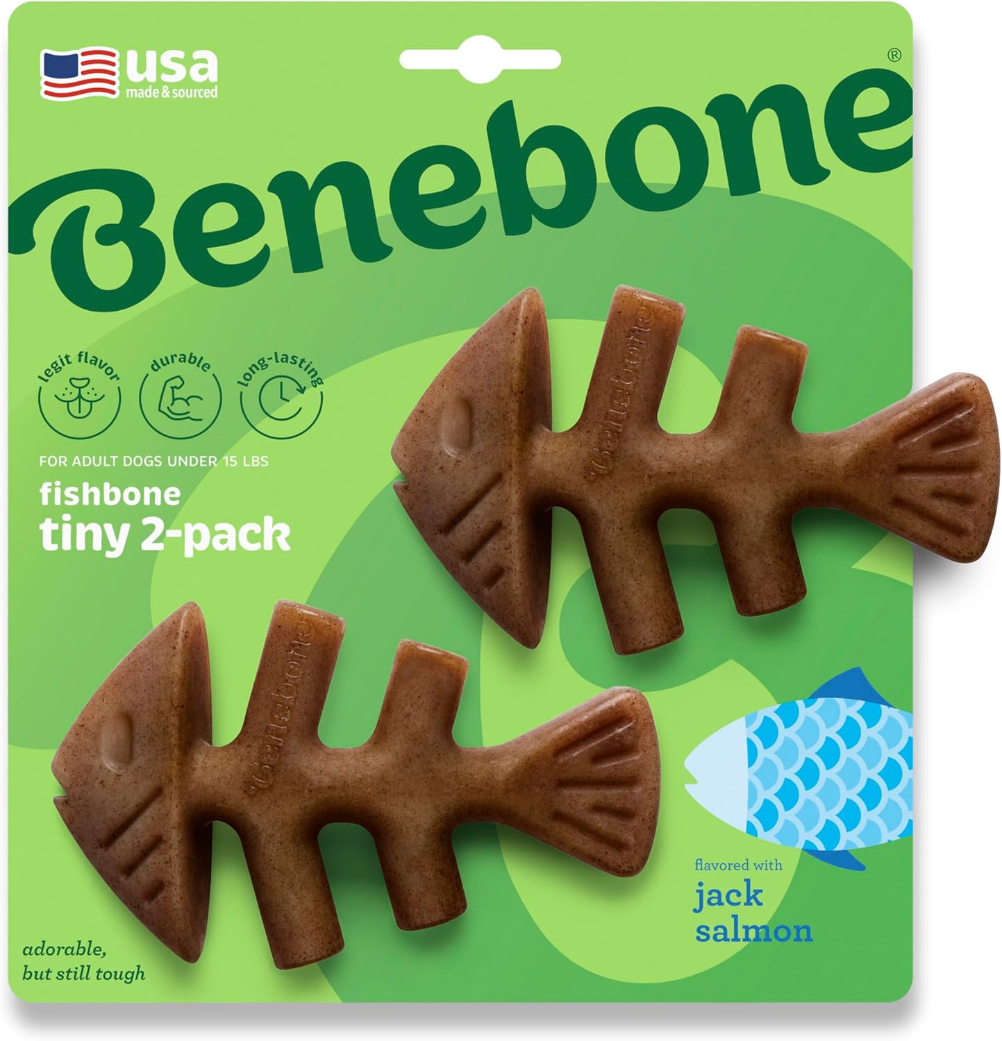 Benebone Maplestick Real Wood Durable Dog Chew Toy, Made in USA, Large