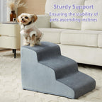 Dog Stairs for High Beds 2 & 5 Step Foam Ramp Small & Medium Dogs