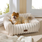 Orthopedic Dog Bed with Washable Cover for Small Dogs