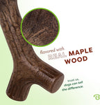 durable wood dog chew toy