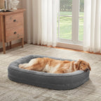 Calming Dog Bed for Large Pets Soft Washable Cushion Bed