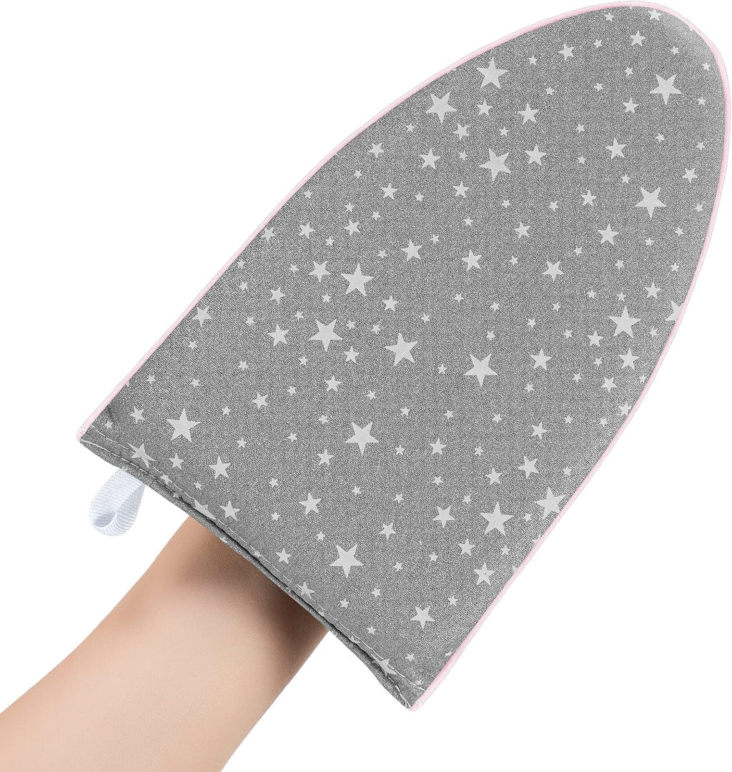 Garment steaming glove for use with handheld clothes steamers