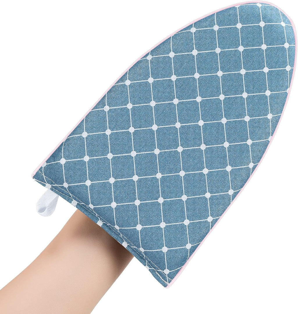 Garment steamer mitt with anti-steam design for ironing and clothing care