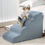 Dog Stairs for High Beds 2 & 5 Step Foam Ramp Small & Medium Dogs