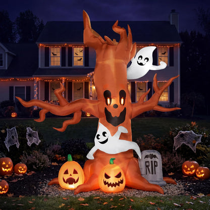 Scary inflatable Halloween decoration for lawn and garden