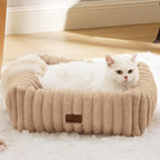 Orthopedic Dog Bed with Washable Cover for Small Dogs