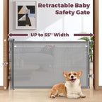Retractable Baby Gate for Stairs, Doorways & Hallways