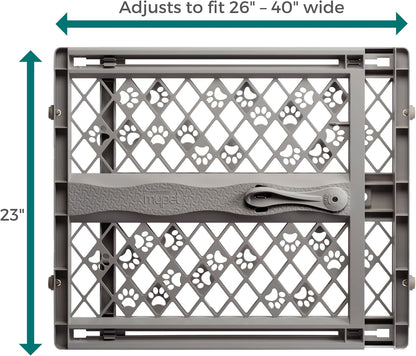 Expandable Pet Gate for Dogs 26-40" Wide Portable Gate