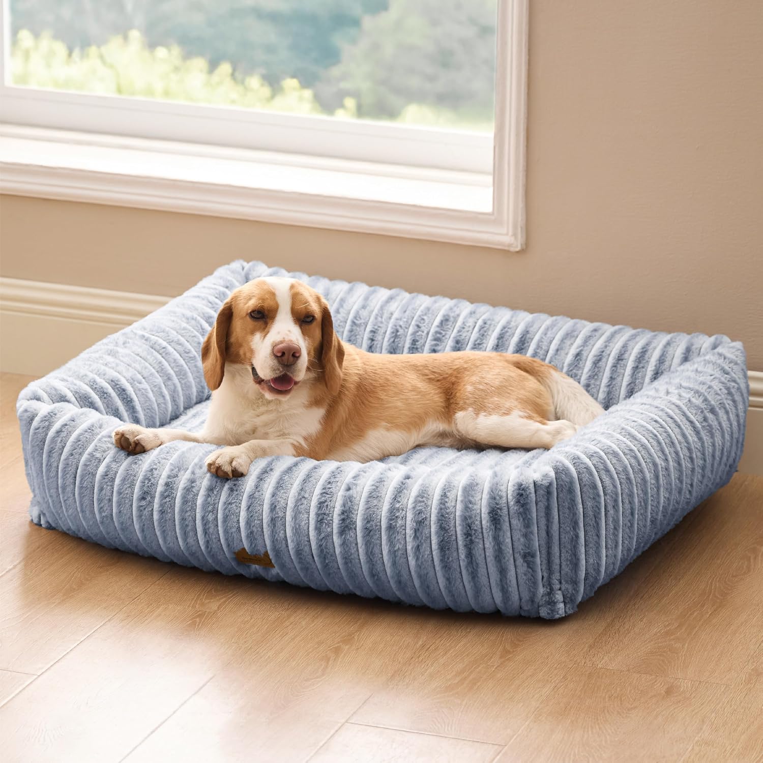 Orthopedic Dog Bed with Washable Cover for Small Dogs