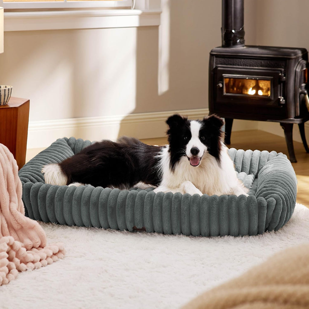 Orthopedic Dog Bed with Washable Cover for Small Dogs