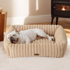 Orthopedic Dog Bed with Washable Cover for Small Dogs