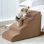 Dog Stairs for High Beds 2 & 5 Step Foam Ramp Small & Medium Dogs