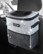Leakproof vehicle garbage can designed for clean and organized car interiors