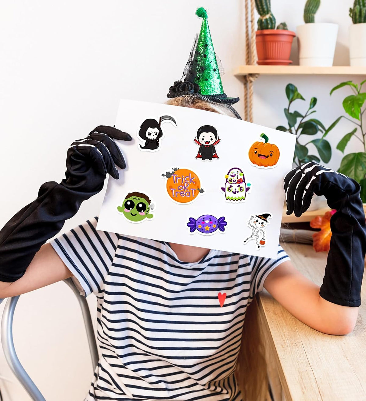 Waterproof Halloween vinyl stickers for crafts and gifts