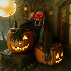 Creepy crawling zombie prop for Halloween yard decoration