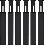 4-Pack Adjustable Bamboo Drawer Dividers, 12–17" for Kitchen, Closet, Dresser, Bedroom & Office Organization