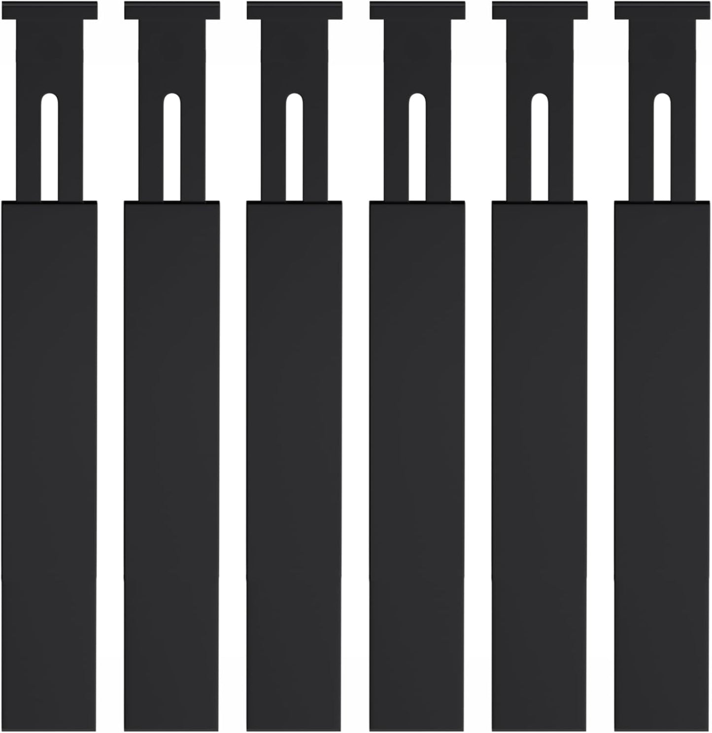 4-Pack Adjustable Bamboo Drawer Dividers, 12–17" for Kitchen, Closet, Dresser, Bedroom & Office Organization